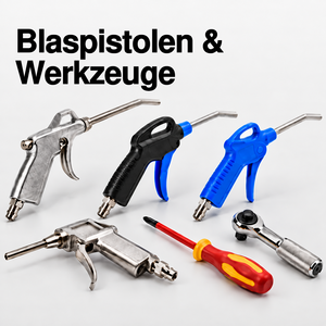 Ausblaspistolen, Druckluftwerkzeuge und Handwerkzeuge